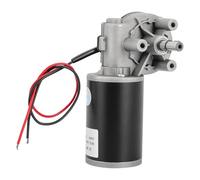 Motor de engranajes CC, 80 W, 24 V, 220 rpm, motor CC, alto par de torsión, engranaje eléctrico síncrono con izquierda/derecha (seleccionable) para máquinas transportadoras (izquierda)