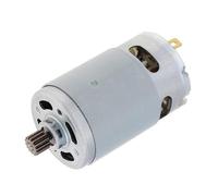 Motor de engranajes CC - Acciona proyectos de sierra compactos, estilo industrial plateado de 14 dientes, salida de 550 W + engranaje de alto par, motor enrollado de cobre con eje de acero - para
