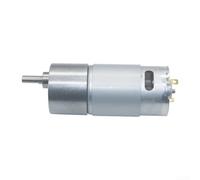 Motor de engranajes CC de 19-120 rpm, 12 V 30 kg, engranaje de metal de | Eje en D de 6 mm, longitud de 21 mm, clasificación de 34 rpm, 2.0 A, 300 g, acero/cobre, para coche de equilibrio, robot