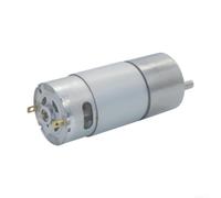 Motor de engranajes CC de 19-120 rpm, 12 V 30 kg, engranaje de metal de | Eje en D de 6 mm, longitud de 21 mm, clasificación de 34 rpm, 2.0 A, 300 g, acero/cobre, para coche de equilibrio, robot