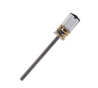 Motor de Engranajes con Husillo M4x55mm, 12V, Tornillo de Bola, Reducción de Velocidad, 60RPM - Alta Precisión, Material Duradero, Para Proyectos Mecánicos (300RPM)