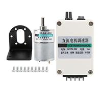 Motor de Engranajes DC XD37GB3530, Motor de Baja Velocidad y Gran Torsión, Motor de Reducción 12V con Soporte y Gobernador, Engranajes Metálicos para Proyectos DIY y Aplicaciones I (200 rpm/min)