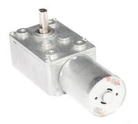 Motor de engranajes de 12 V CC, motor de engranaje sin fin de funcionamiento lento con función de autobloqueo, salida de 0 6200 RPM para varias instalaciones (9 RPM)