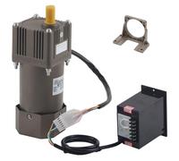 Motor de Engranajes de 220V CA Máquina de Retardo de 90W Motor de Engranajes Asíncrono Monofásico 4P Desaceleración Velocidad Ajustable (Relación de reducción 20K)