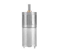 Motor de engranajes de CC, motor de engranajes de metal de baja velocidad de 25 mm DC 12V 25GA-370 para bloqueo electrónico(12V 5RPM)