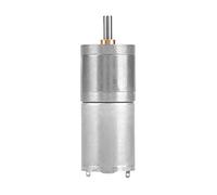 Motor de engranajes de CC, motor de engranajes de metal de baja velocidad de 25 mm DC 12V 25GA-370 para bloqueo electr¨®nico(12V 500RPM)