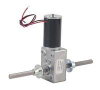 Motor de engranajes, eje coaxial derecho e izquierdo, rosca M8: funcionamiento silencioso, engranajes de aleación de acero duraderos, ideal para aplicaciones de movimiento de (Relación de reducción