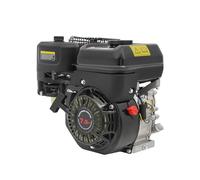 Motor de gasolina de 7,5 CV de 4 tiempos, 212 CC, motor de un solo cilindro | Motor de gasolina con silenciador, depósito de gasolina de 3,6 L y mango de arranque, motor de gas para aparatos agrícolas