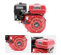 Motor de gasolina de 7,5 CV de 4 tiempos, monocilindro, refrigerado por aire, con arranque por cable, motor de pie de 210 cc para bomba de agua, compresor de alta presión, generador de karting, bajo
