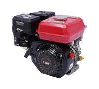 Motor de gasolina de 7,5 CV y 4 kW, motor de estacionamiento, motor de karts, motor de accionamiento, protección contra falta de aceite, 4 tiempos, 1 cilindro de gasolina, arranque por cable