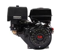 Motor de gasolina Gokart de 15 CV, motor vertical, motor OHV, motor de arranque eléctrico, monocilindro, refrigerado por aire, 3600 rpm, diámetro del eje de 25 mm, carburador