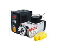 Motor de husillo, CNC 1.5kw 380V Kit de husillo refrigerado por aire 1500W Motor de husillo de refrigeración por aire cuadrado + inversor de 1.5KW + 7pcs / set ER11(Terminal box HY kit)