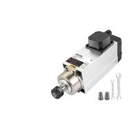 Motor de husillo cuadrado refrigerado por aire 220V 2.2KW 3KW 4KW ER20 ER25 pinzas 4 rodamientos velocidad for grabado fresado (Size : 220V 2.2KW ER20)