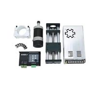 Motor de husillo de 0,4 kW/0,5 kW 400 W/500 W + soporte de sujeción de 52 mm + fuente de alimentación con mini deslizador SC12/SFU1204(500w,Effctive 500mm)