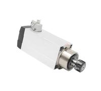 Motor de husillo de 2,2 kW, Motor de husillo refrigerado por aire de 380/220v con rodamientos de bolas de cerámica ER25 for grabado de fresadora(380V,With flange)
