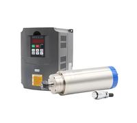 Motor de husillo for carpintería ER20 de 3,2 kW, variador de frecuencia VFD de 3,7 kW, soporte de 100 mm, bomba de 75 W(Ceramic Bearing,380v)
