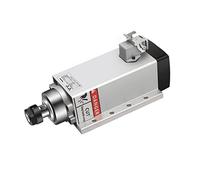 Motor de husillo Motor de husillo cuadrado refrigerado por aire CNC 2.2KW ER20 Runout-off 0.002mm for fresado CNC con versión de caja de enchufe/Cable(380 Ver. 1 300Hz)