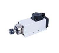 Motor de husillo Motor de husillo de 800 W Máquina herramienta Husillo CNC Husillo Motor de husillo cuadrado de 0,8 KW Motor refrigerado por aire con enchufe/caja de cables.