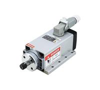 Motor de husillo refrigerado por aire ER11 de 1,5 kW, husillo de fresado CNC de 110V/220V, husillo de grabado cuadrado con refrigeración por aire(110v,Aviation No Collect)