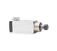 Motor de husillo refrigerado por aire, motor de husillo de máquina cnc de 2,2 kW, rodamientos de bolas cerámicos de pinza ER25 de 220/380v for grabado(With Flange,220v)