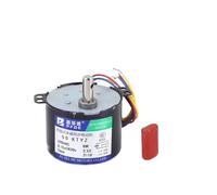 Motor de imán permanente 50KTYZ AC 220V motores reductores de velocidad de 6W inversión positiva y negativa controlable(2.5rpm)