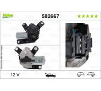 Motor de limpiaparabrisas VALEO 582667