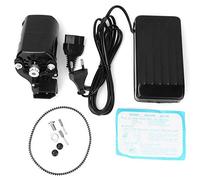 Motor de máquina de Coser, bajo Nivel de Ruido. Pedal de Coser Piezas de máquinas de Coser domésticas para Piezas de máquinas de Coser(European Standard 220V, Black)
