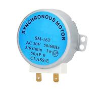 Motor de Placa Giratoria para Horno de Microondas, SM 16T Reemplazo del Motor de Placa Giratoria para Microondas, Motor Síncrono de Horno de Microondas de Cobre y Aluminio (Motor de disco de vidrio)