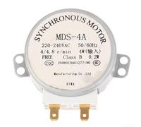 Motor de plato giratorio de microondas MDS-4A 2 piezas, motor síncrono 220-240 V 2 pines accesorios para bandeja de horno microondas