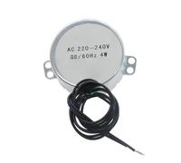 Motor De Plato Giratorio De Microondas, TYC-50 AC 12V AC 220-240V 50/60Hz Motor Síncrono Estable 5-6r/min Torque Robusto 4W Plato Giratorio De Microondas For Ventilador Eléctrico(AC 12V)