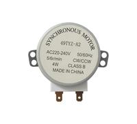 Motor de plato giratorio, motor de microondas eficiente, motor sincronizador de eje for microondas