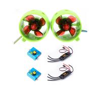 Motor de Propulsión para Lancha Submarina, CC 12 V-24 V, 20 A, 4 Palas, Sentido Horario/Antihorario, para Robot Señuelo RC, Submarino, Etc.