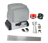 Motor de puerta corredera de alto rendimiento con accionamiento automático, 2500 kg, mando a distancia eléctrico, abridor de puertas correderas, estructura de acero, 6/7/8 m opcional (8M racks kit3)