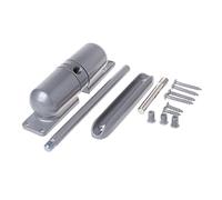 Motor de puerta corrediza, 1 Conjunto de la superficie de resorte montada en superficie ajustable más cerca de 180 grados que no posicionan el hardware de la puerta 10-70 Kgs(Grey)