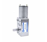 Motor de reducción de engranajes DC 6V 12V 24V 2 3,3 6 10-150RPM, Turbo gusano Reversible, reductor de engranajes de Metal, JGY-370, piezas de accesorios de bricolaje(10RPM,6V)