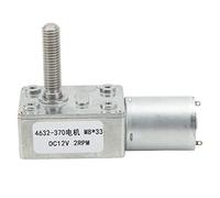Motor de reducción de velocidad de dc12v 2 rpm motor de engranaje M8x33 mm para abridor de la puerta de la ventana pequeño cabrestante bajo ruido