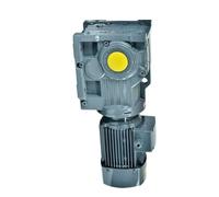 Motor de reducción helicoidal de bisel de ángulo recto K57-1.5KW, conjunto de motor de engranaje integrado