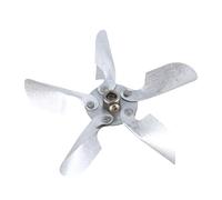 Motor de repuesto de hoja de ventilador de 12 cm, 15 cm, 5 paletas de hierro