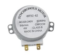 Motor de respaldo for plato giratorio de microondas 49TYZ-A2 for modelos de CA de 220-240 V, 5-6 rpm, 50/60 Hz. Accesorios for hornos microondas.