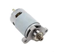 Motor de sierra recíproca recargable para sierra sable inalámbrica de 21 V, repuesto de rotor de metal de 8 dientes compatible con modelo 550, plateado