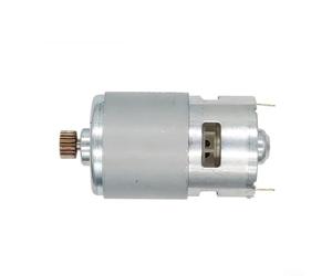 Motor de taladro inalámbrico de 18 V, motor 775 con engranaje de 16 dientes, portabrocas de 13 mm, construcción bimetálica para herramientas eléctricas, color plateado