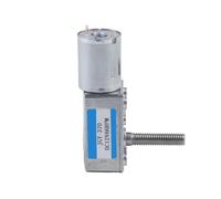 Motor de tornillo sin fin de CC, reductor de engranajes de 6v, JGY-370, 150rpm, autobloqueo, M8, 33mm de longitud, eje de tornillo, 1 Uds.(Without bracket,130 RPM)