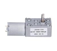 Motor de Tornillo Sinfín Turbina, Motor con Caja de Engranajes de 260RPM DC12V, JSX40-370 - Alta uto - bloqueo, Para Puertas y Ventanas