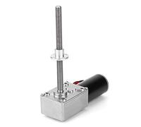Motor de transmisión de 12 V con Alto par de Motor de transmisión de Caracol de Doble Onda 1280 M8, con Reductor coaxial Derecho e Izquierdo con Brida (Ratio de reducción 200)