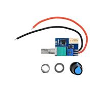 Motor de velocidad ventilador PWM 4 pines con interruptor perilla, regulador 1 canal, equipo eléctrico for ventiladores computadora portátil(With wire)