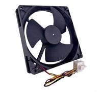 Motor de ventilador evaporador de refrigerador U12E12MS1M3-52Z20| DC 12V 0.136A Ventilador de refrigeración de radiador con funcionamiento estable para unidades de refrigeración domésticas y
