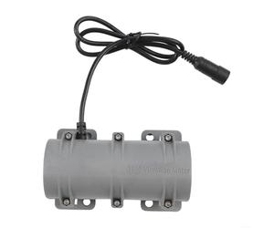 Motor de vibración DC 24V, vibrador de rueda excéntrica doble de 3800 RPM con bobina de cobre puro para equipo de silla de cama de masaje, carcasa de plástico industrial, gris