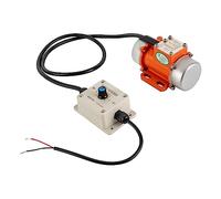 Motor de vibración de 12 V, 30 W, sin escobillas, aleación de aluminio | Vibración ajustable mediante bloque de desequilibrio, 4000 rpm, 60 dB silencioso, accionamiento para alimentador y pantalla