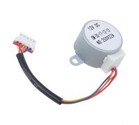 Motor deflector de aire de hoja oscilante síncrono para Midea montado en la pared 2HP AC modelo SM-30-17-12-15 12V DC y Play Construcción de metal RoHS Certificado Louver Control Mejorado
