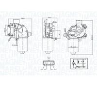 MAGNETI MARELLI 064377400010 Motor del limpiaparabrisas